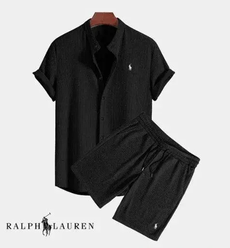 Polo Ralph Lauren Shirt and Shorts Set Black