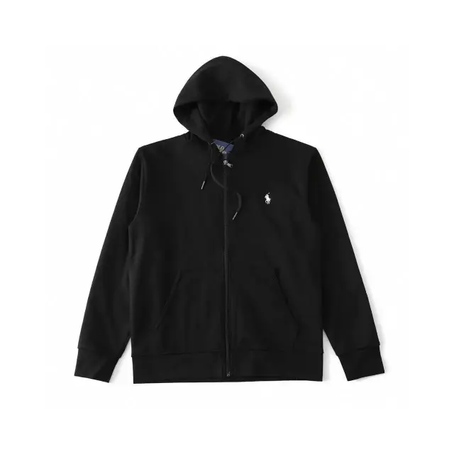 Polo Ralph Lauren Zip-Up Hoodie Black