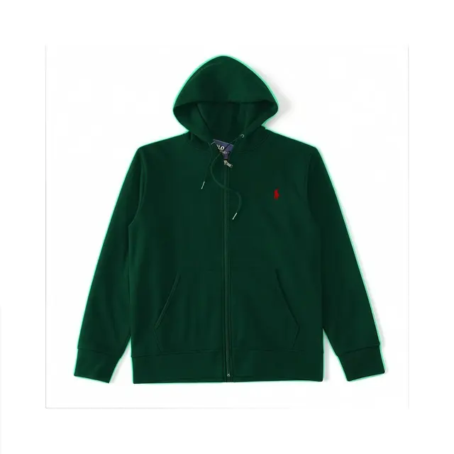 Polo Ralph Lauren Zip-Up Hoodie Dark Green