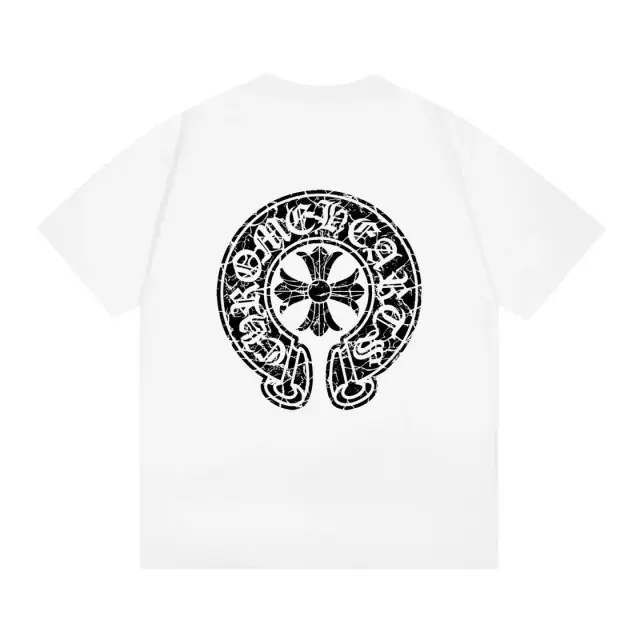 Chrome Hearts Horseshoe T-Shirt White / Black