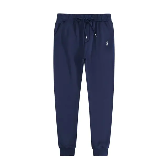 Polo Ralph Lauren Navy Blue Joggers with White Logo