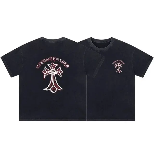 Chrome Hearts Cross T-Shirt Washed Black