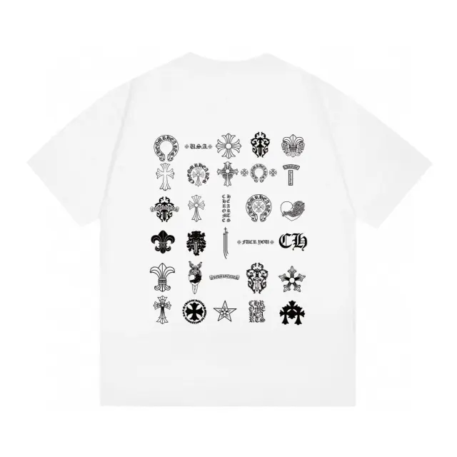 Chrome Hearts Multi Logo Grid T-Shirt White