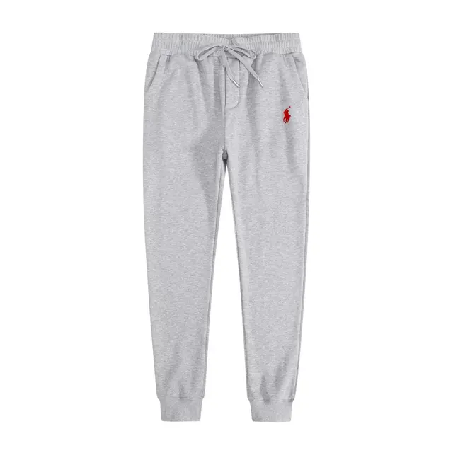 Polo Ralph Lauren Gray Red Logo Jogging Pants