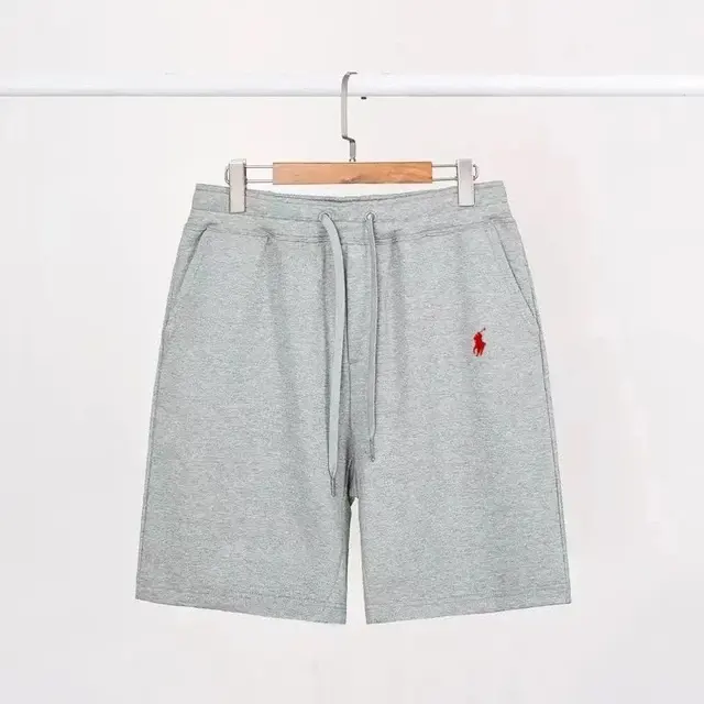 Polo Ralph Lauren Shorts Gray with Red Logo