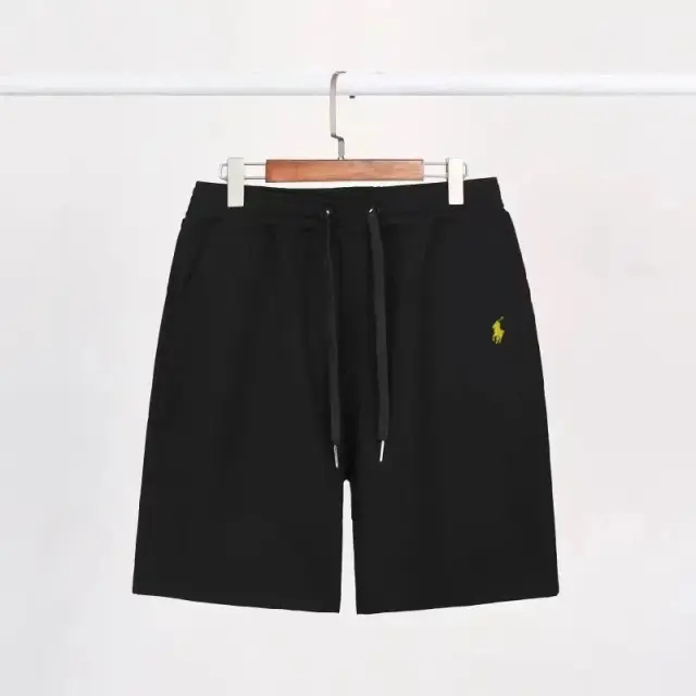 Polo Ralph Lauren Shorts Black with Gold Logo