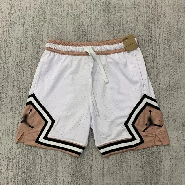 Jordan Diamond Shorts White Brown