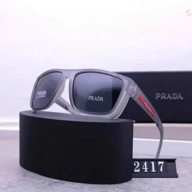 Prada Translucent Grey Sunglasses