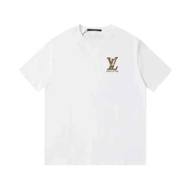 Louis Vuitton Monogram Patch Chest Logo T-Shirt White