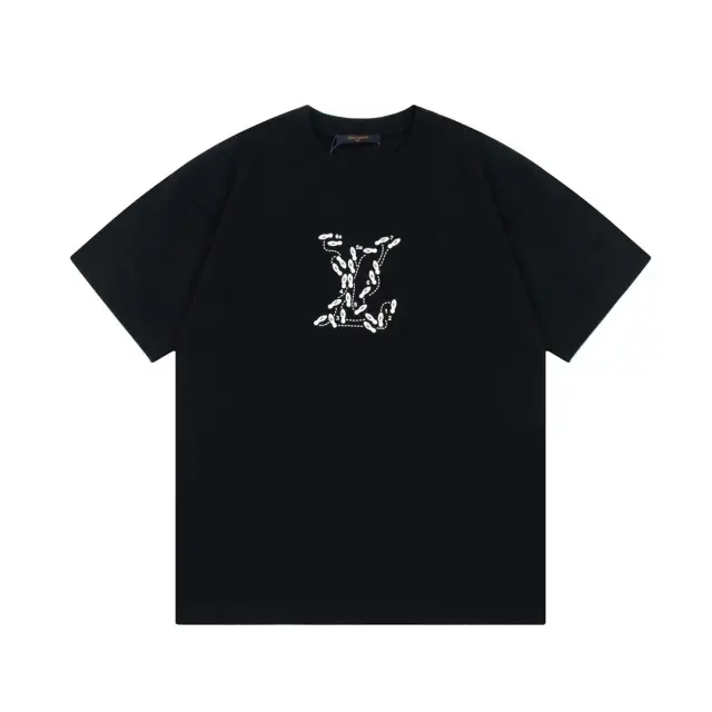 Louis Vuitton Footsteps Monogram T-Shirt Black