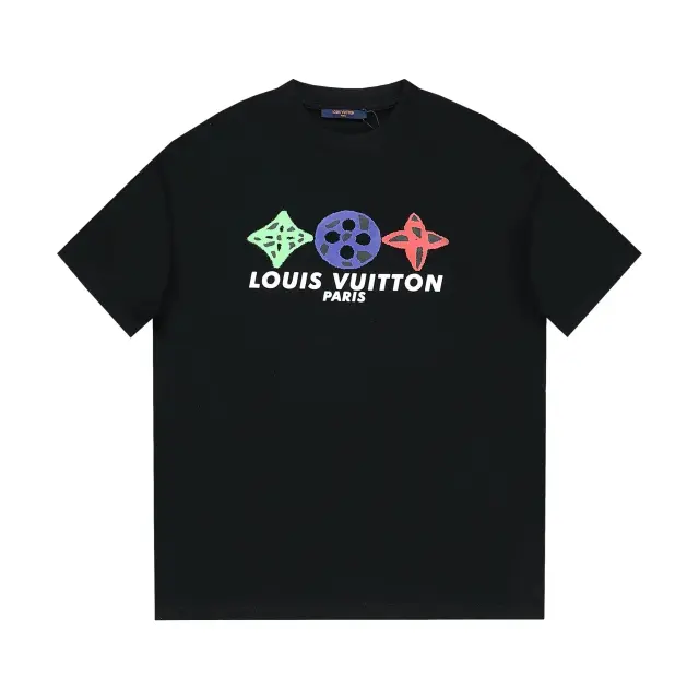 Louis Vuitton Monogram Symbols T-Shirt Black Multicolor