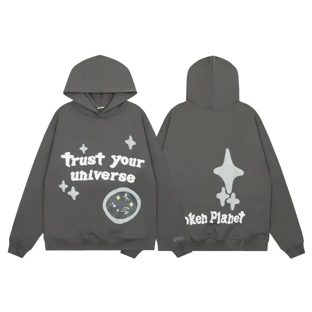 Broken Planet Trust Your Universe Hoodie Dark Grey