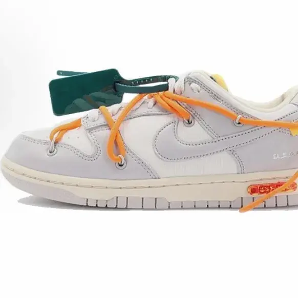 Nike x Off-White Dunk Low White Grey Orange