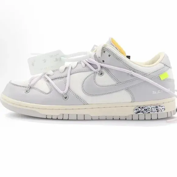 Off-White x Nike Dunk Low White and Grey