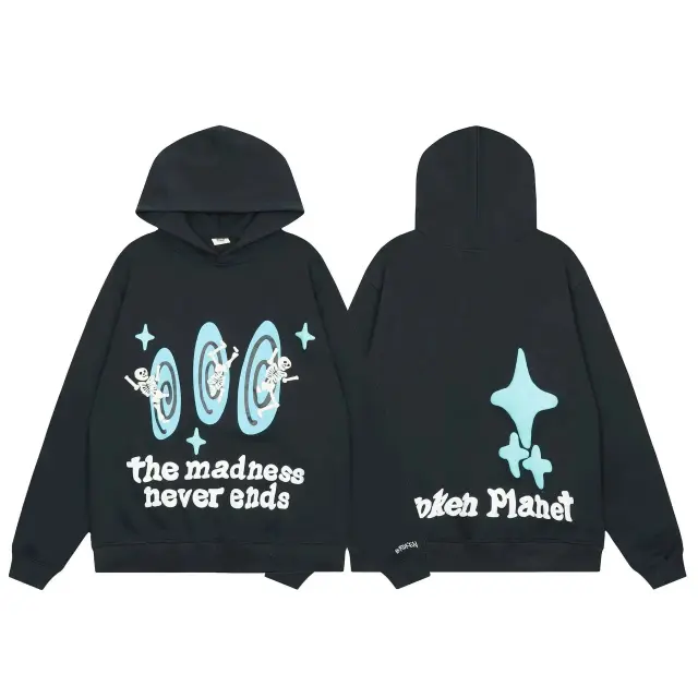 Broken Planet The Madness Never Ends Hoodie Black