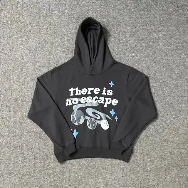 Broken Planet There Is No Escape Hoodie Dark Grey