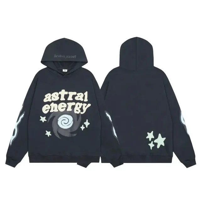 Broken Planet Astral Energy Hoodie Black