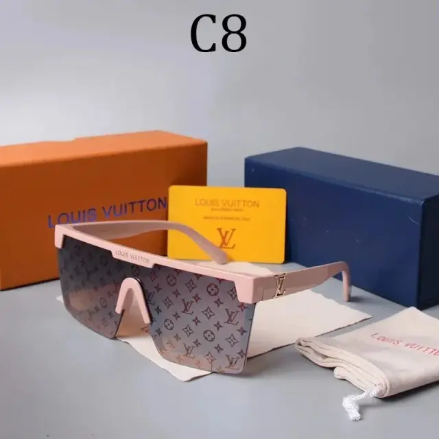 Louis Vuitton Monogram Shield Sunglasses Pink Monogram