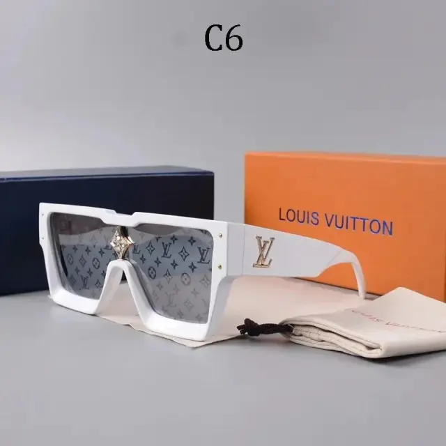 Louis Vuitton Monogram Mask Sunglasses White