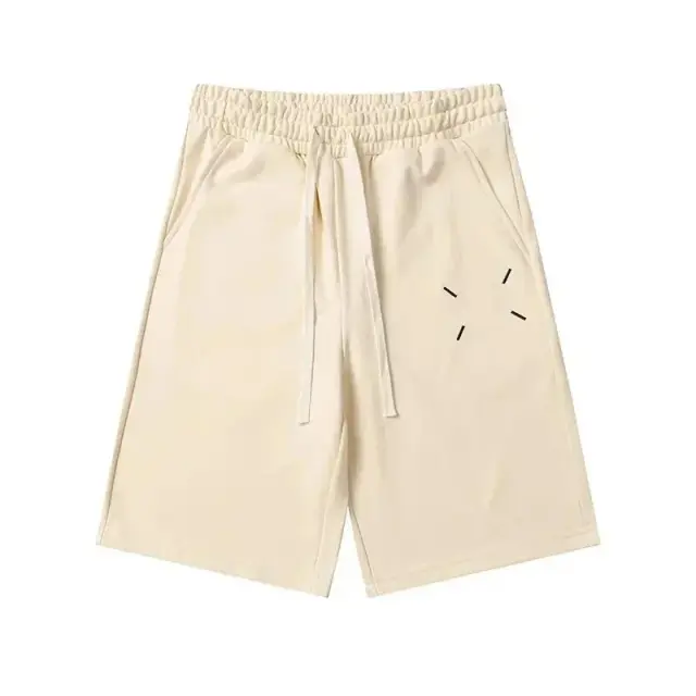 Maison Margiela Number Print Shorts Apricot