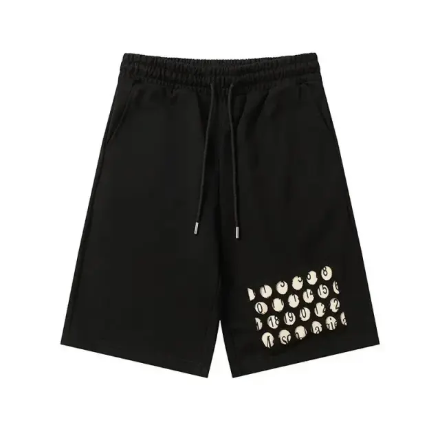 Maison Margiela Number Circle Patch Shorts Black