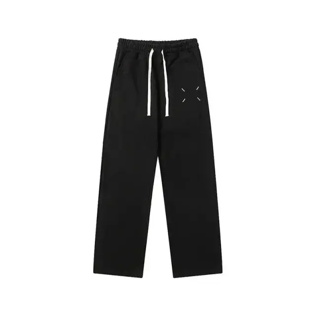 Maison Margiela Stitch Logo Sweatpants Black