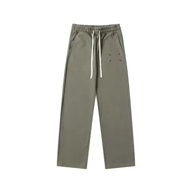 Maison Margiela Stitch Logo Sweatpants Light Green