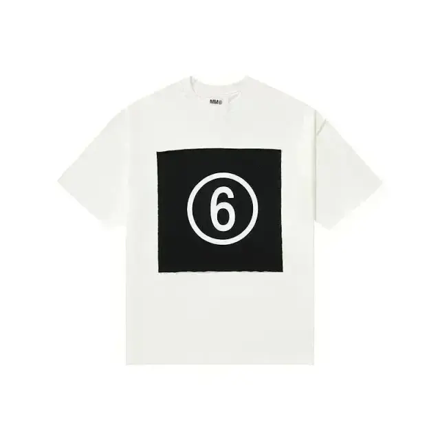 MM6 Maison Margiela Number Logo Patch T-Shirt White