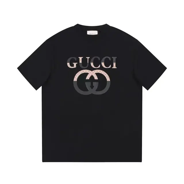 Gucci Interlocking G Black T-Shirt