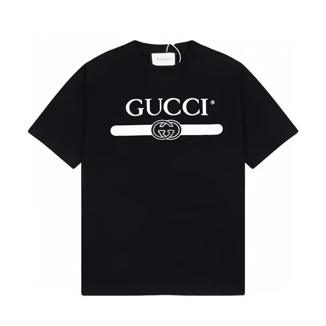 Gucci Interlocking G Logo Black T-Shirt