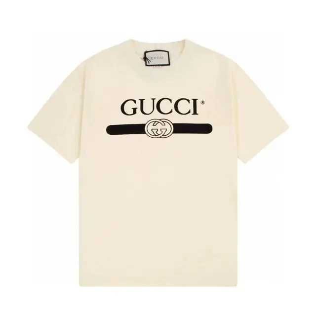 Gucci Interlocking G Logo Off-White T-Shirt