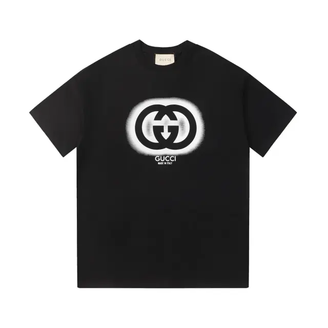 Gucci Interlocking G Spray Black T-Shirt