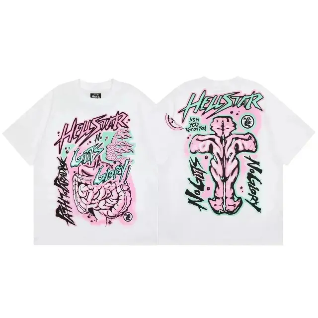 Hellstar No Guts No Glory T-Shirt White