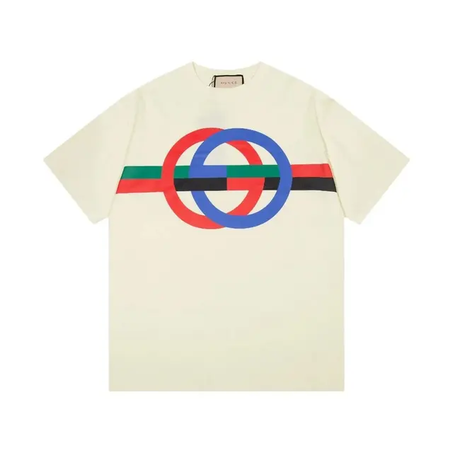 Gucci Off-White Interlocking G Stripe T-Shirt