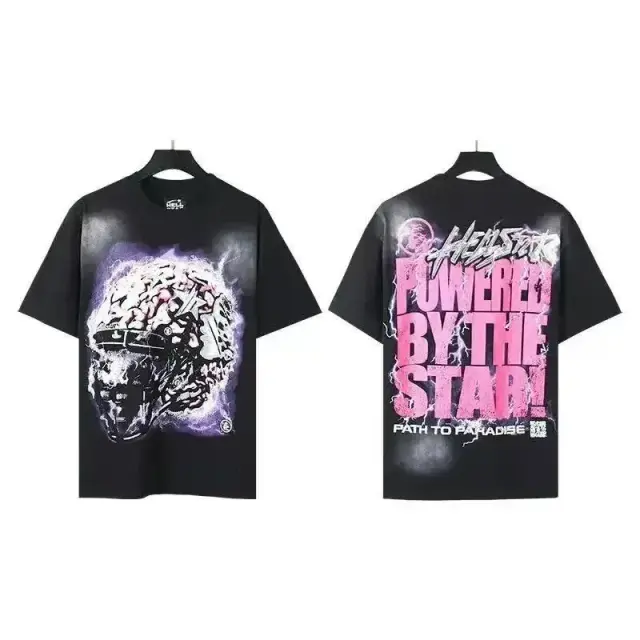 Hellstar Powered By The Star T-Shirt Black