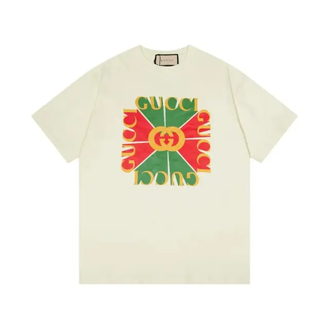 Gucci Kaleidoscopic Logo Off-White T-Shirt