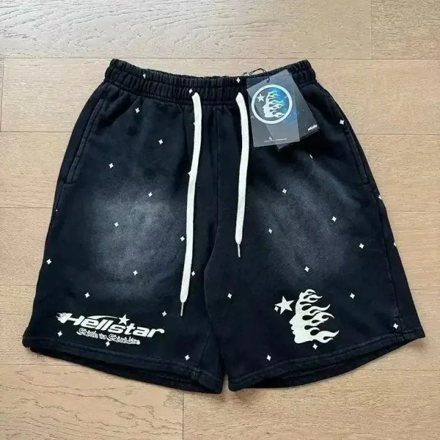 Hellstar Starfield Shorts Black