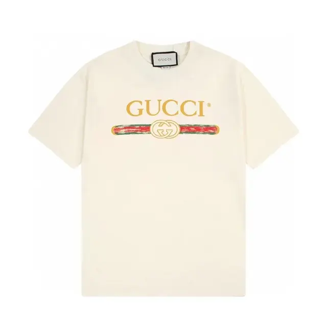 Gucci Vintage Web Stripe Off-White T-Shirt