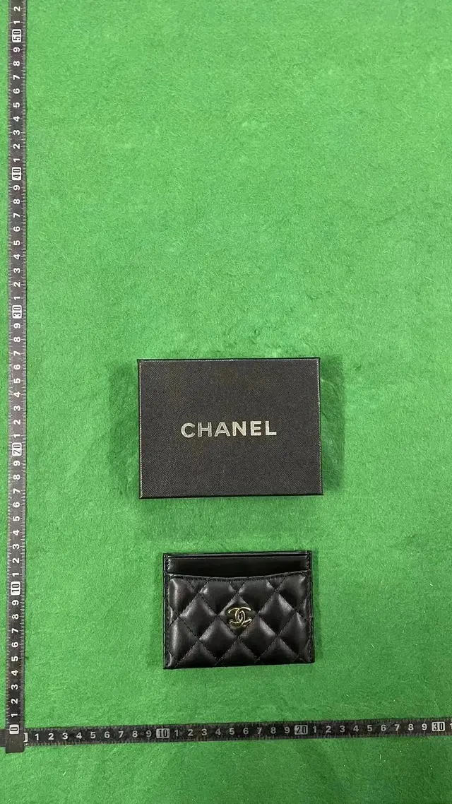 Chanel Quilted CC Card Holder Black