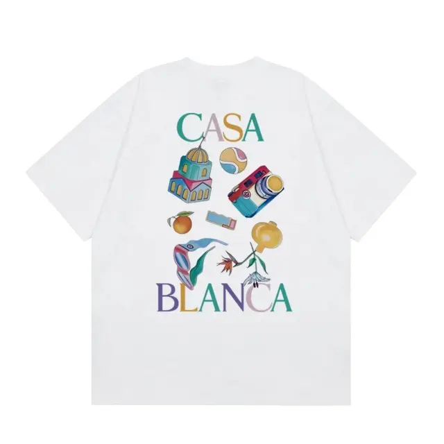 Casablanca Graphic T-Shirt White