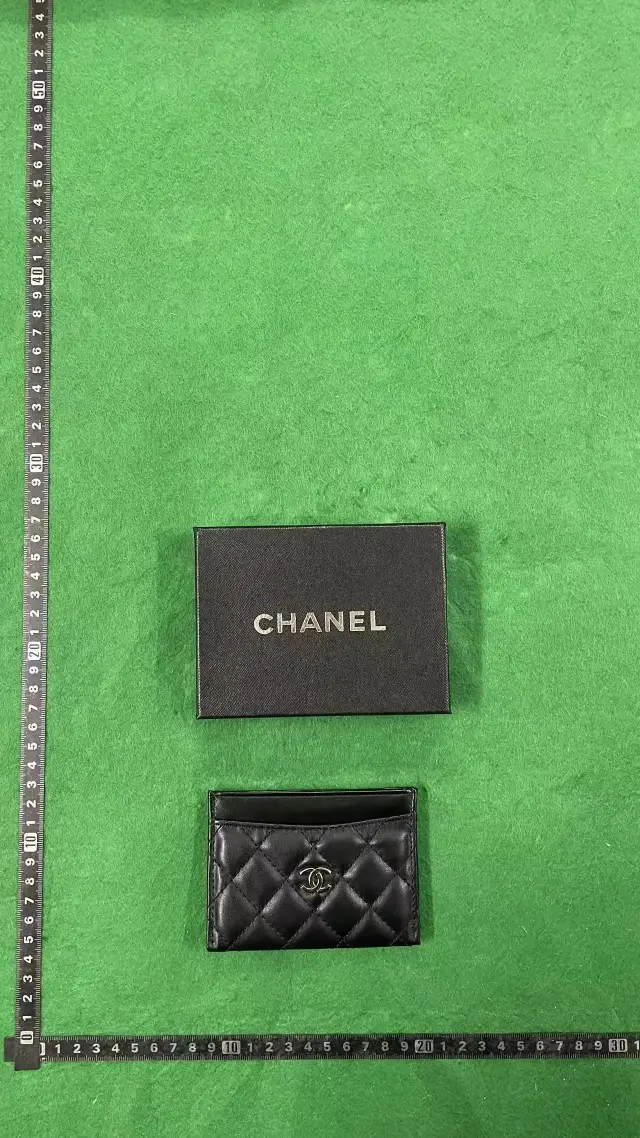 Chanel Quilted CC Card Holder Black