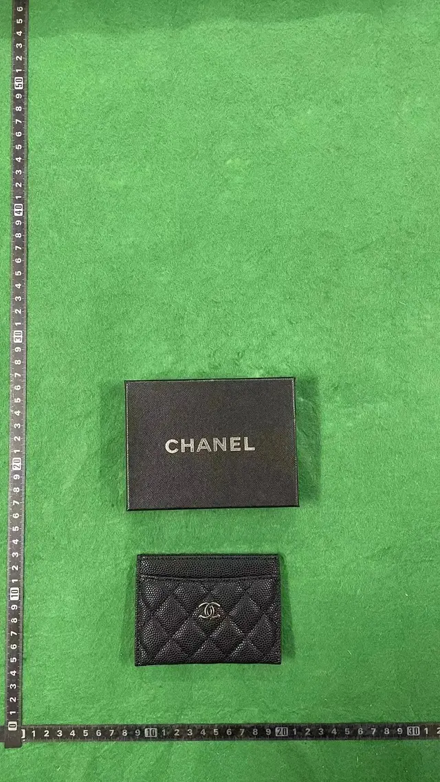 Chanel Quilted CC Card Holder Black