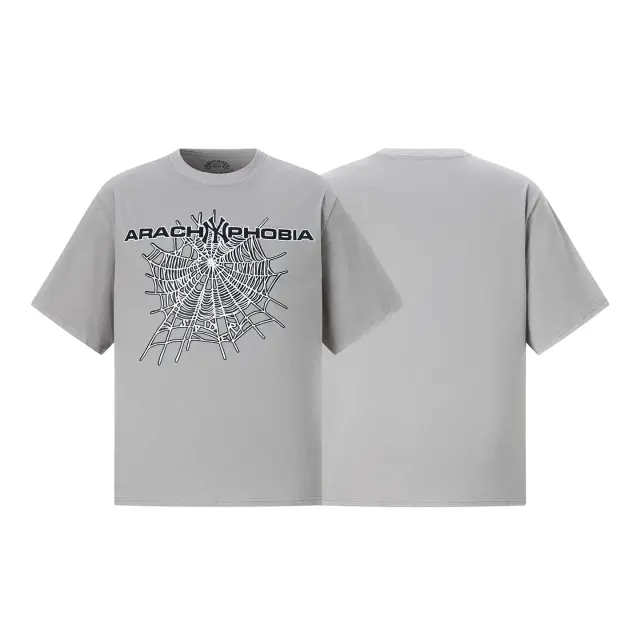 Sp5der Arachnophobia Web Tee Grey