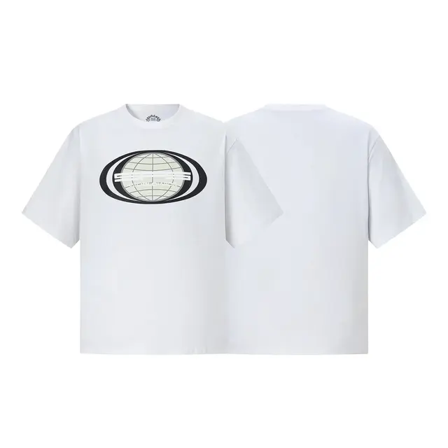 Sp5der Globe Logo Tee White