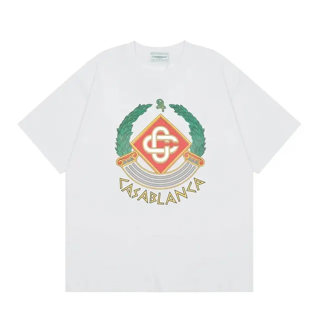 Casablanca Laurel Diamond White T-Shirt