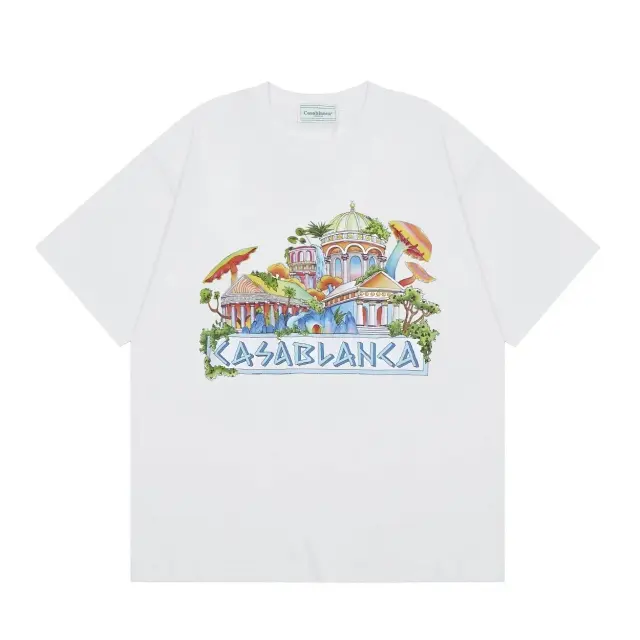 Casablanca Architectural Fantasy White T-Shirt