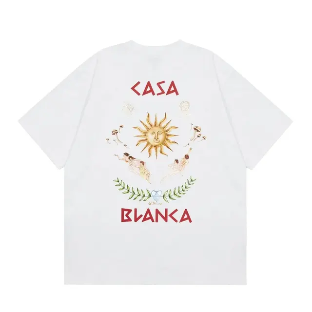 Casablanca Sun Goddess Graphic Tee White