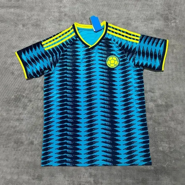 Adidas Colombia Away Jersey Blue Yellow