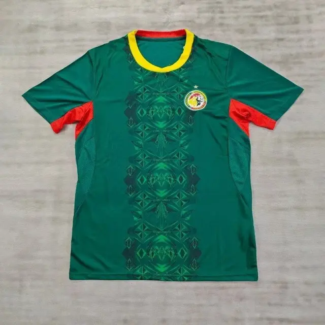 Adidas Senegal Away Jersey Green Red