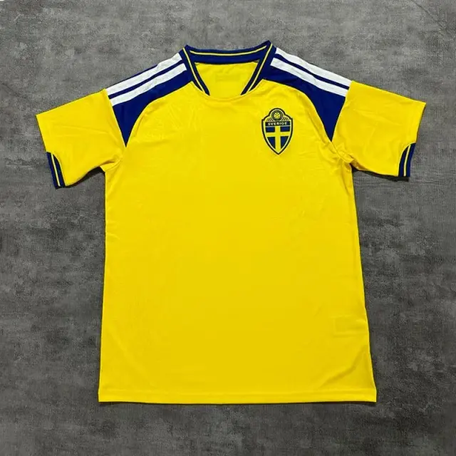 Adidas Sweden Home Jersey Yellow Blue
